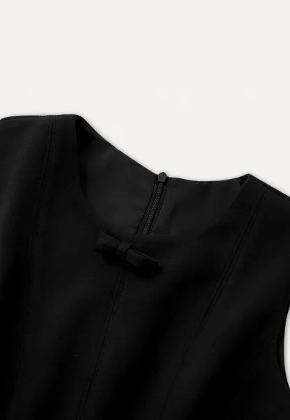 A-Line Dress with Bow Detail