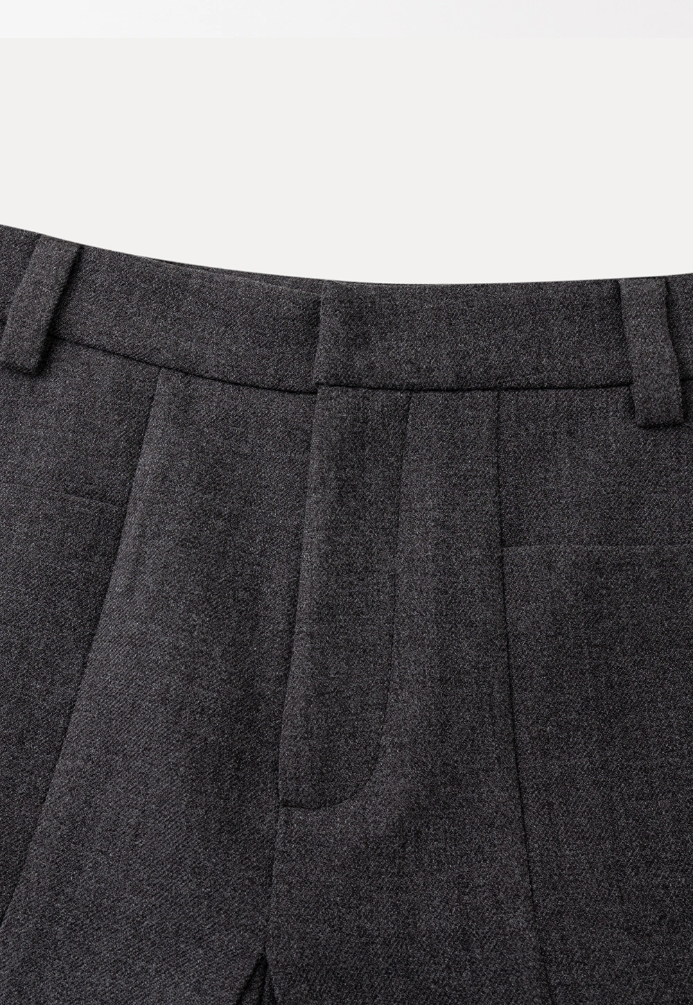 Flowy Skirt-Style Wide-Leg Cropped Trousers