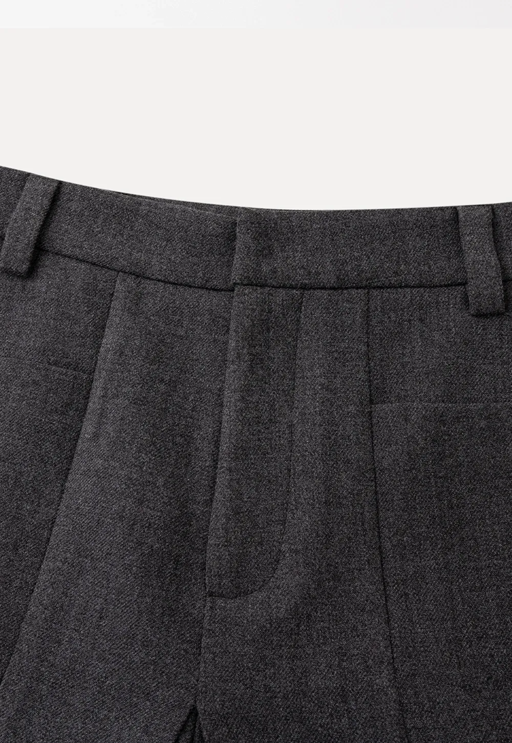 Flowy Skirt-Style Wide-Leg Cropped Trousers