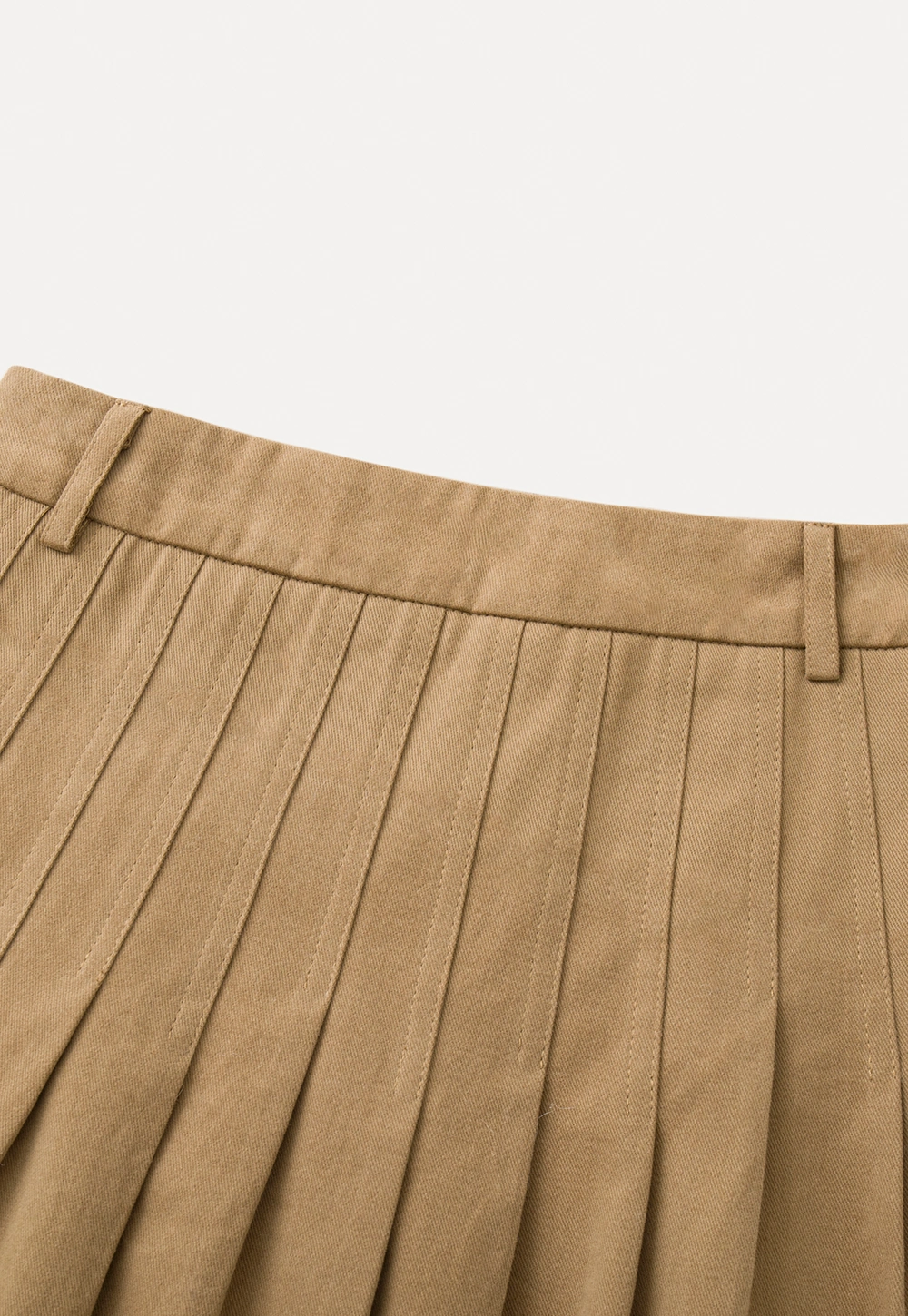 Elegant High-Waisted Pleated Skirt