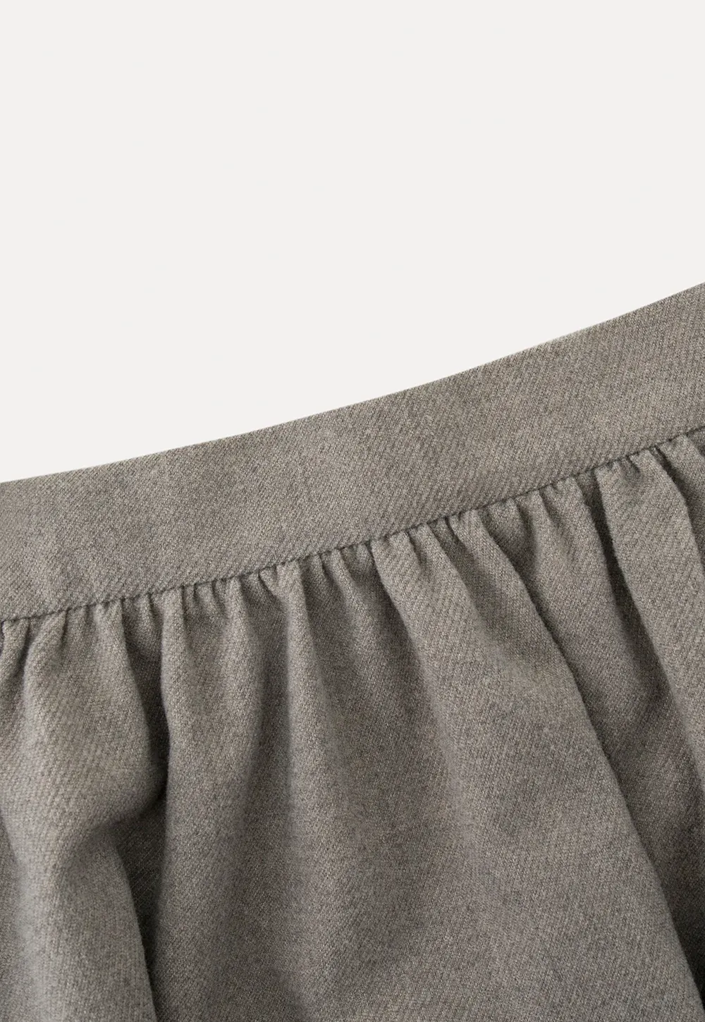 Bubble Hem Mini Skirt