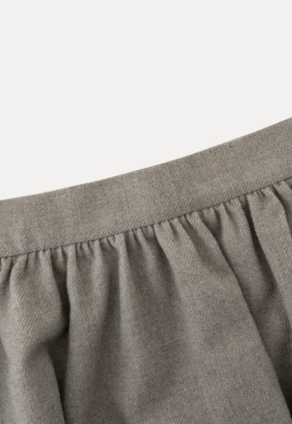 Bubble Hem Mini Skirt