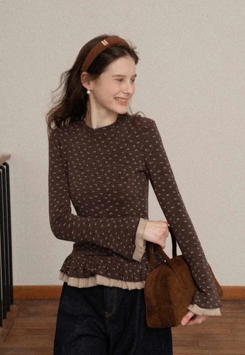 Women’s Floral Long Sleeve Top