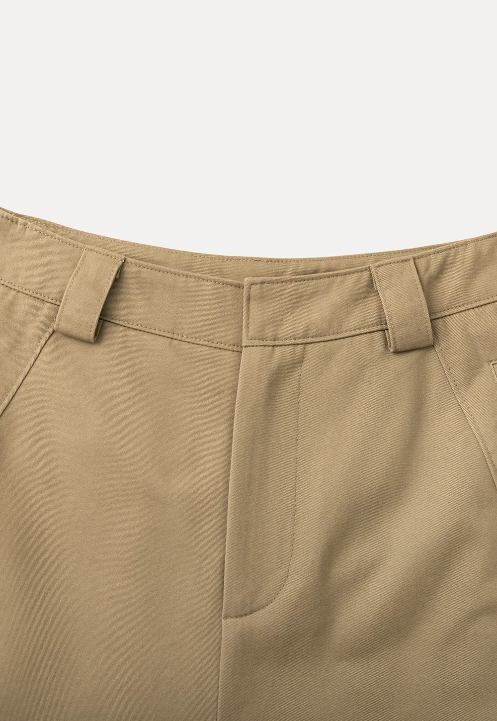 Wide leg high waist casual pants with back pocket design