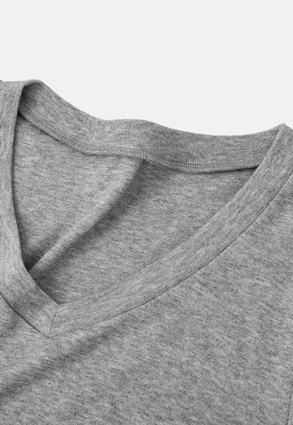 Side Ruched V Neck Short Sleeve T Shirt