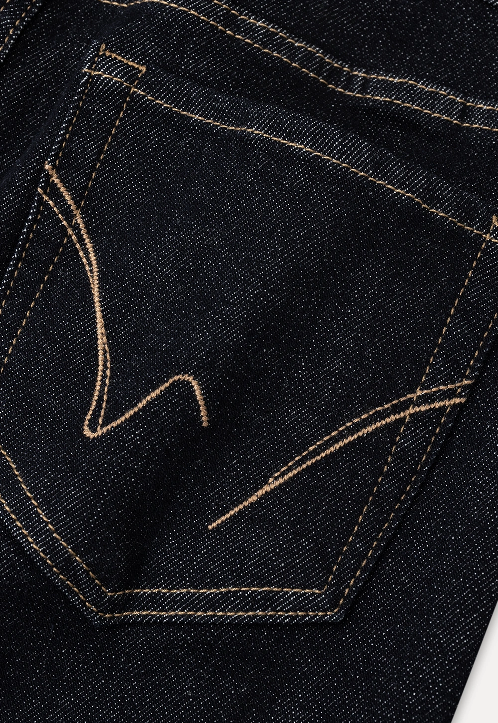Wide Leg Straight Cut Denim Jeans