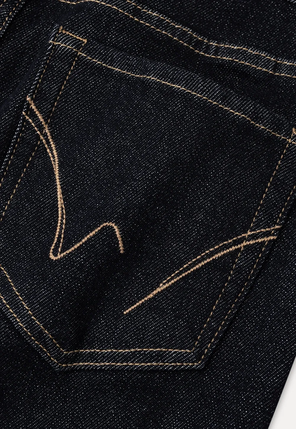 Wide Leg Straight Cut Denim Jeans