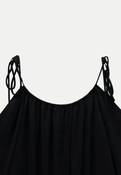 Women’s Off-Shoulder Black Blouse