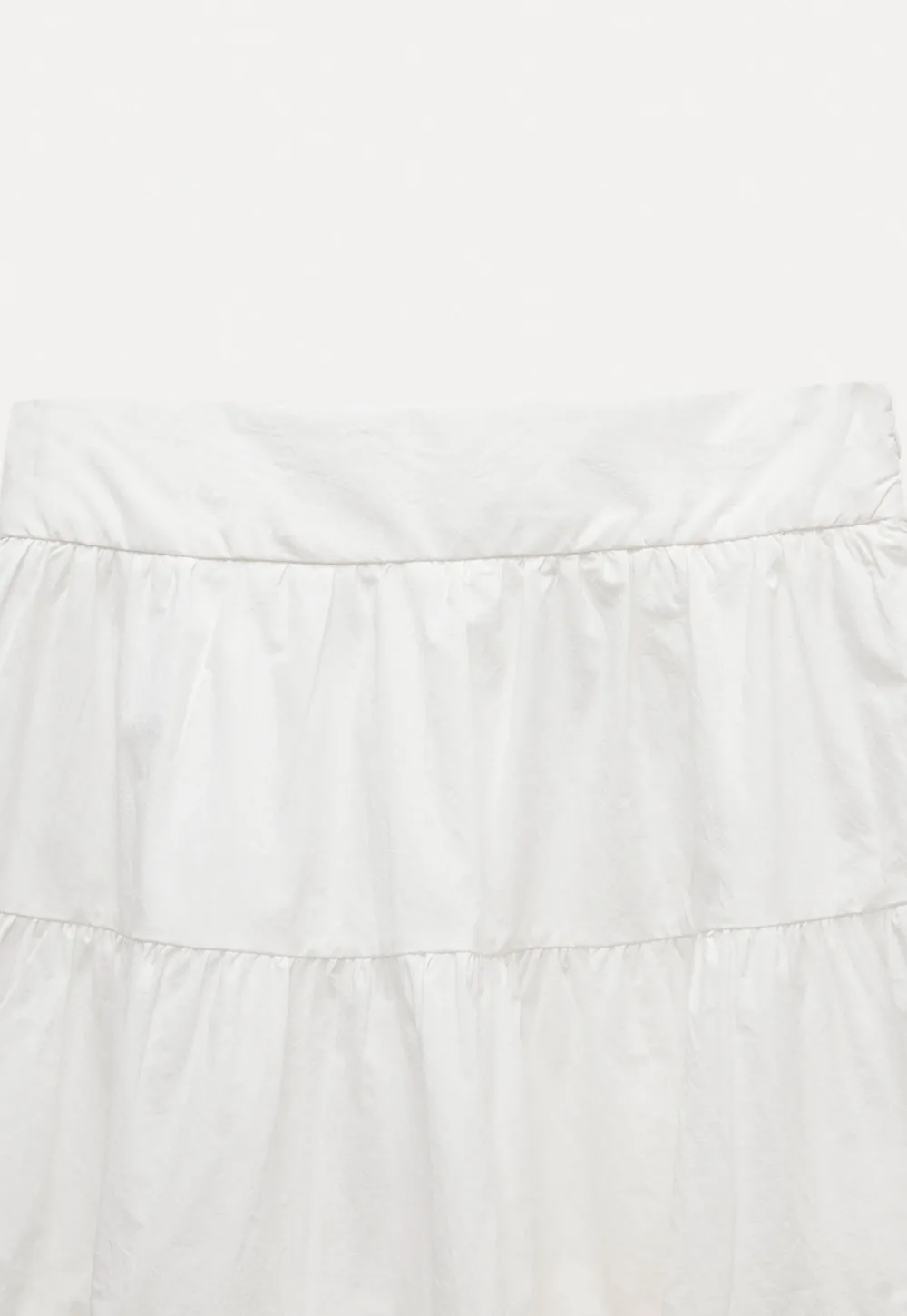 White Collared Button-Up Top