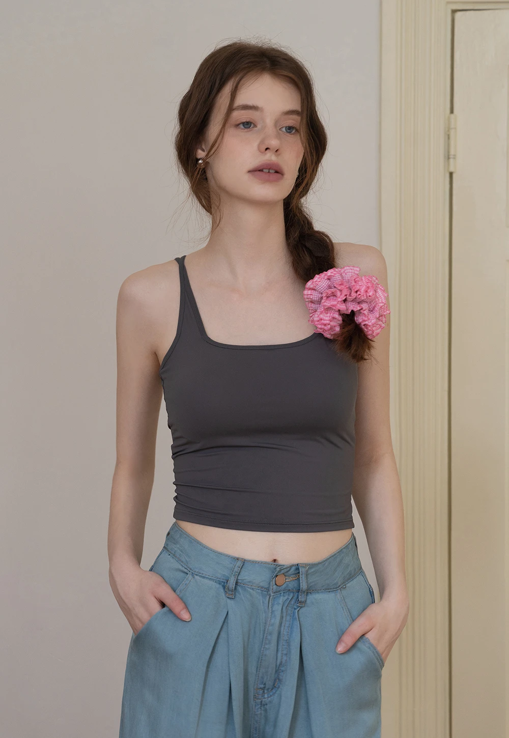 Women's Square Neck Stretch Tank Top