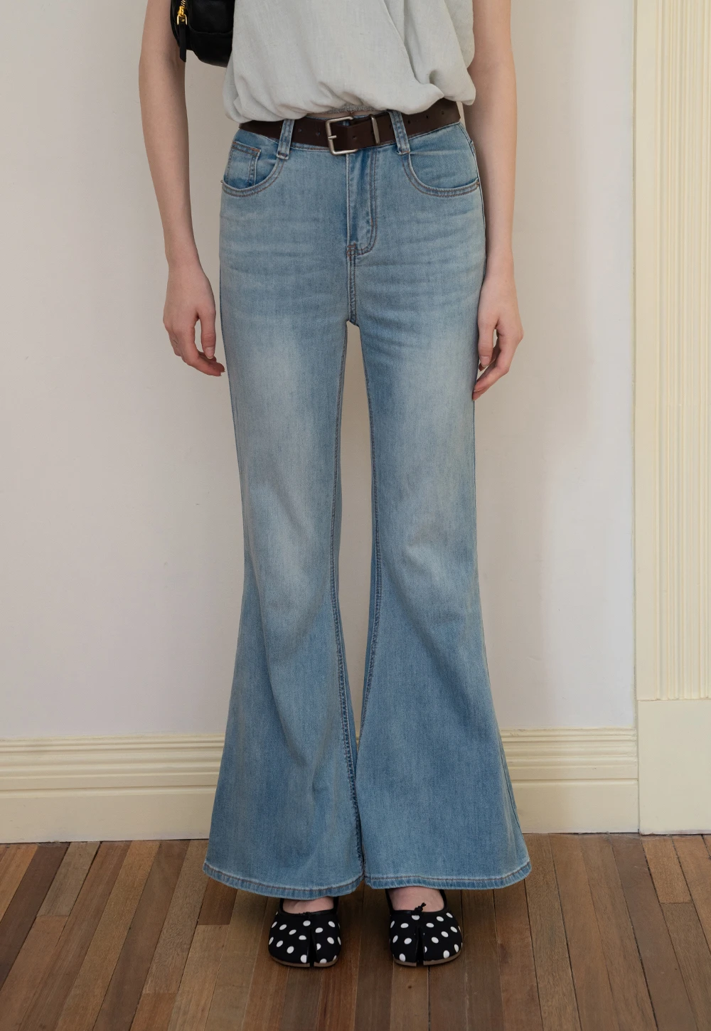 Women's High Waist Flared Jeans