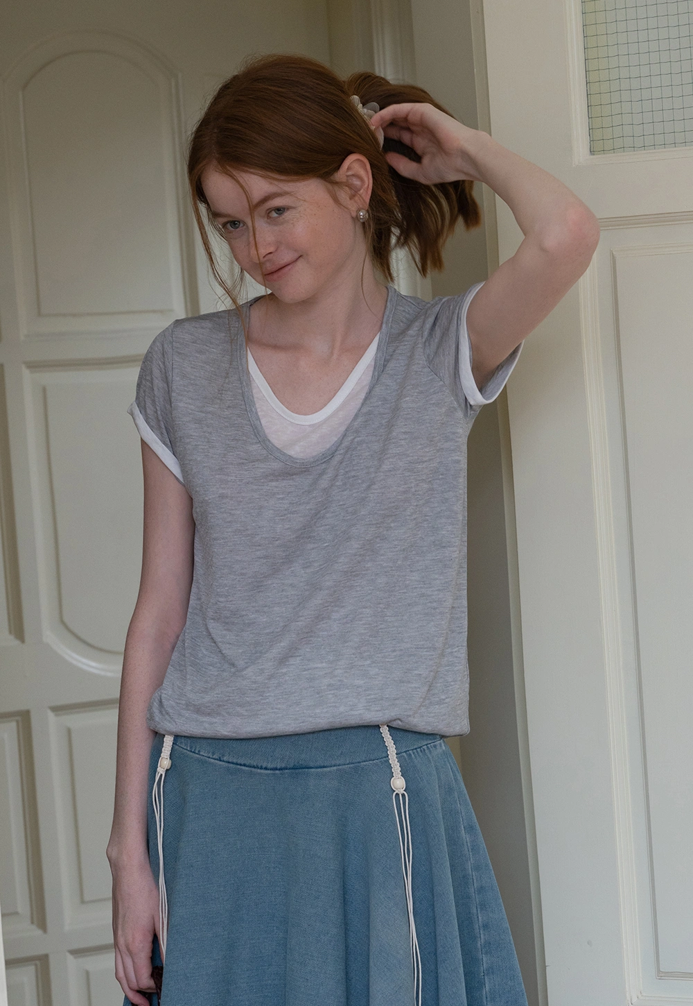 Women's Layered Scoop Neck Tee