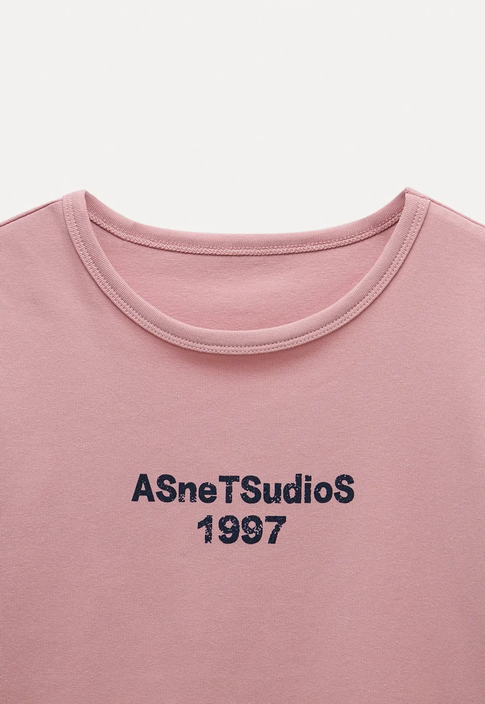 Slim Fit Contrast Letter Tee for Women