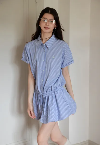 Women’s Striped Shirt Dress