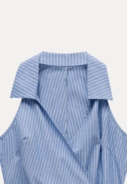 Women’s Striped Sleeveless Shirt
