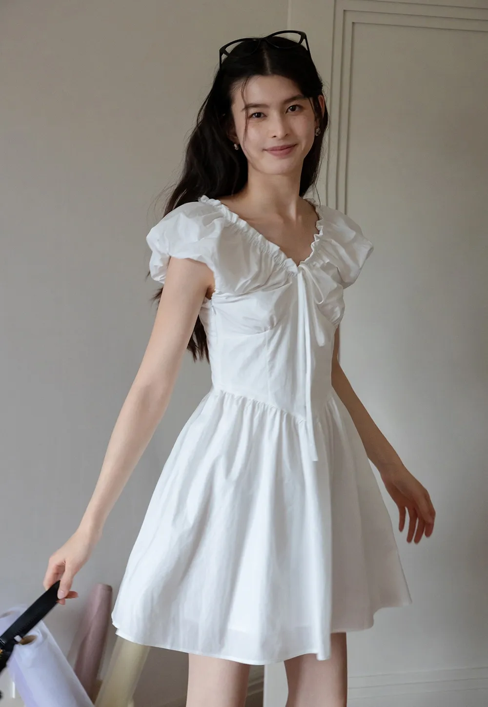 Women’s Puff Sleeve Mini Dress