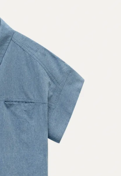 Women’s Denim Button Down Shirt