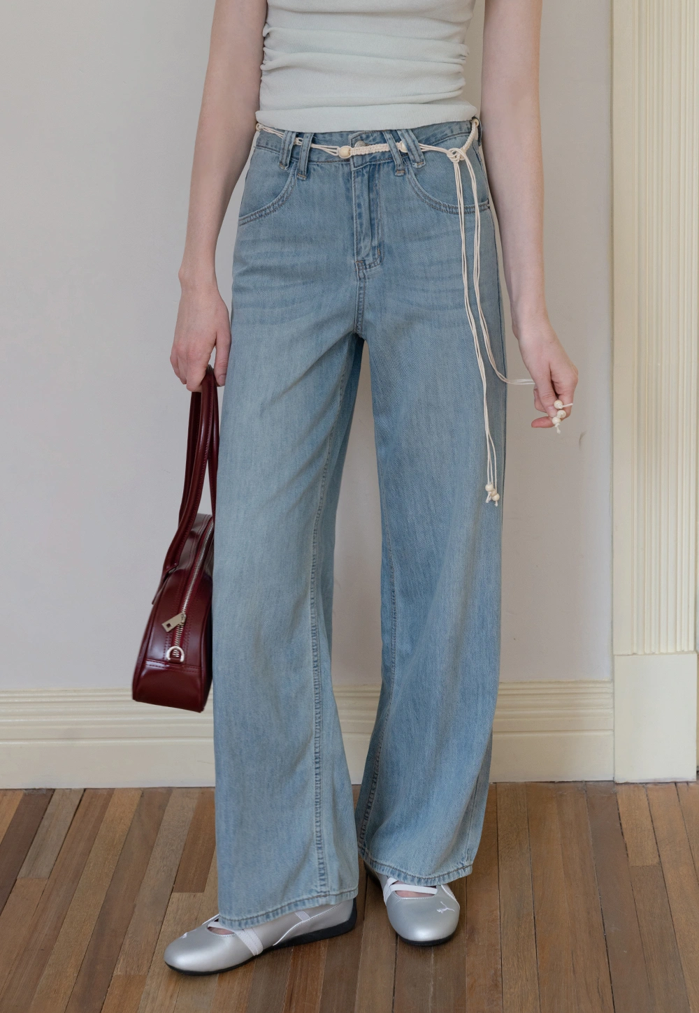 Women’s High‑Rise Wide‑Leg Jeans