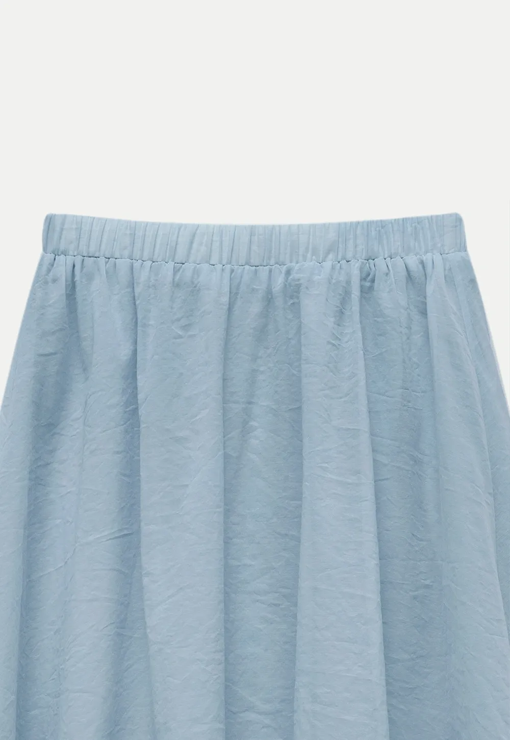 Women’s Elastic-Waist Flowy Midi Skirt