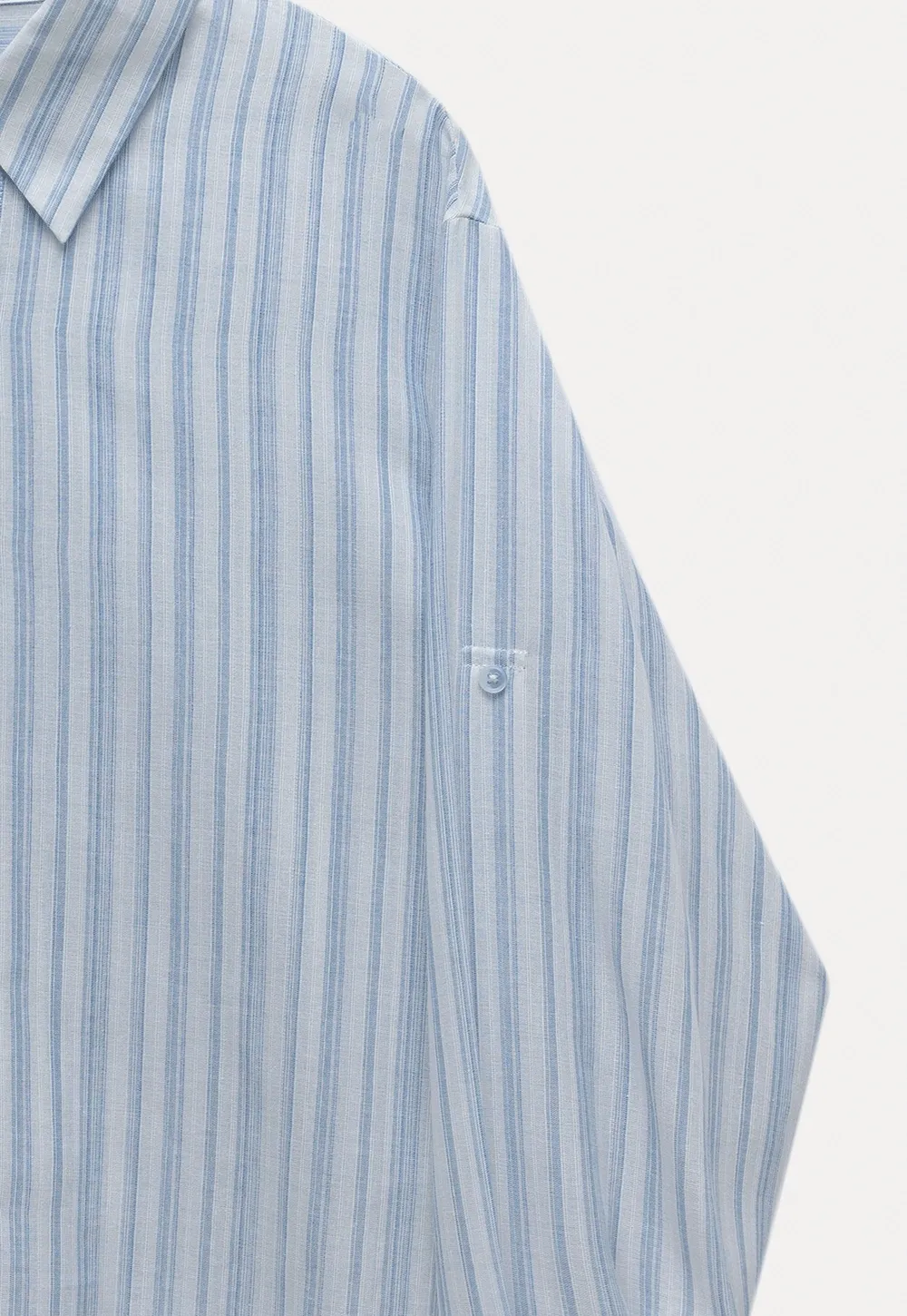 Breathable Cotton Striped Long Sleeve Shirt for Women