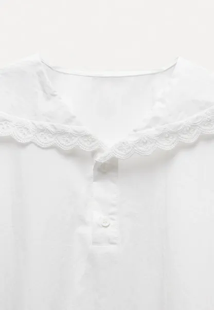 Women's Eyelet Lace Blouse