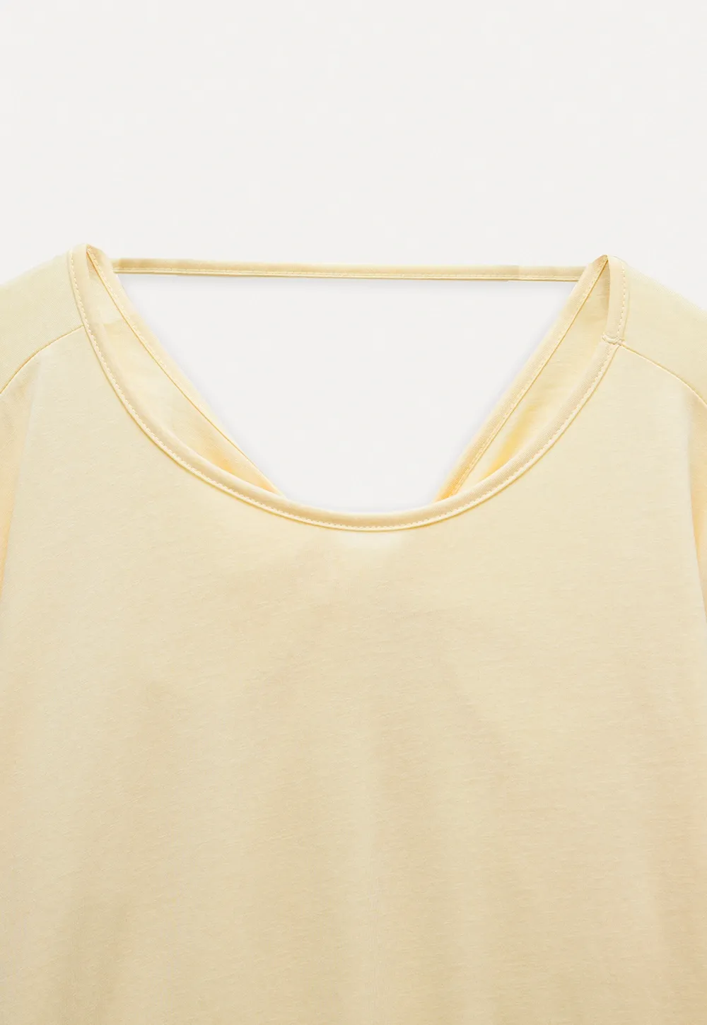 Women's Backless Long Sleeve T-Shirt