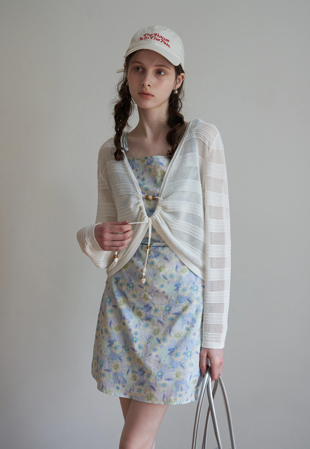 Women's Hollow Out Knit Long Sleeve Cardigan