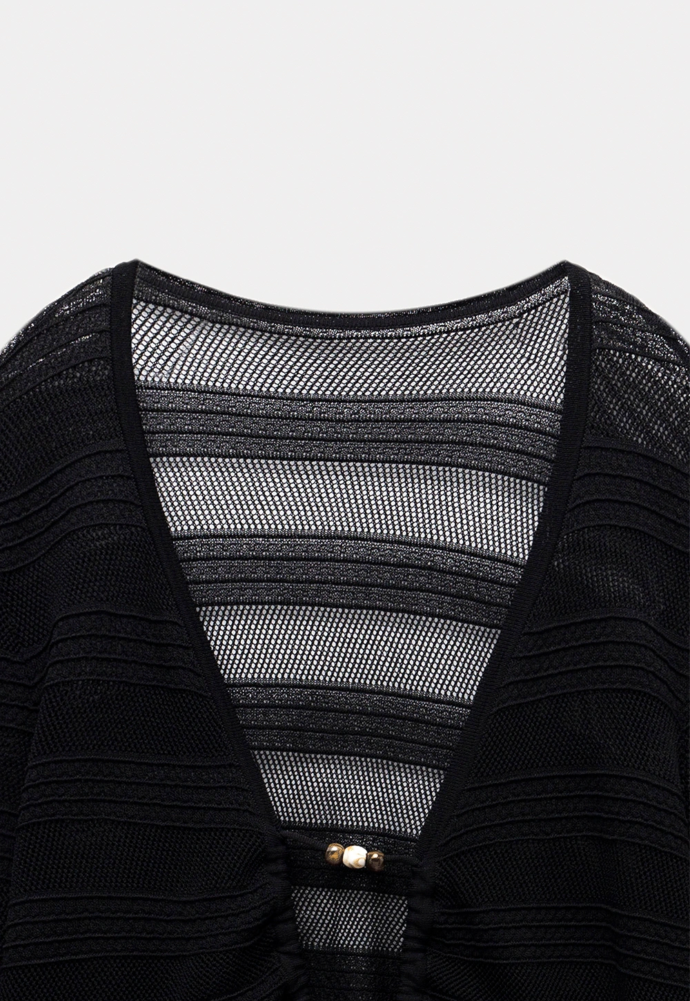 Women's Hollow Out Knit Long Sleeve Cardigan
