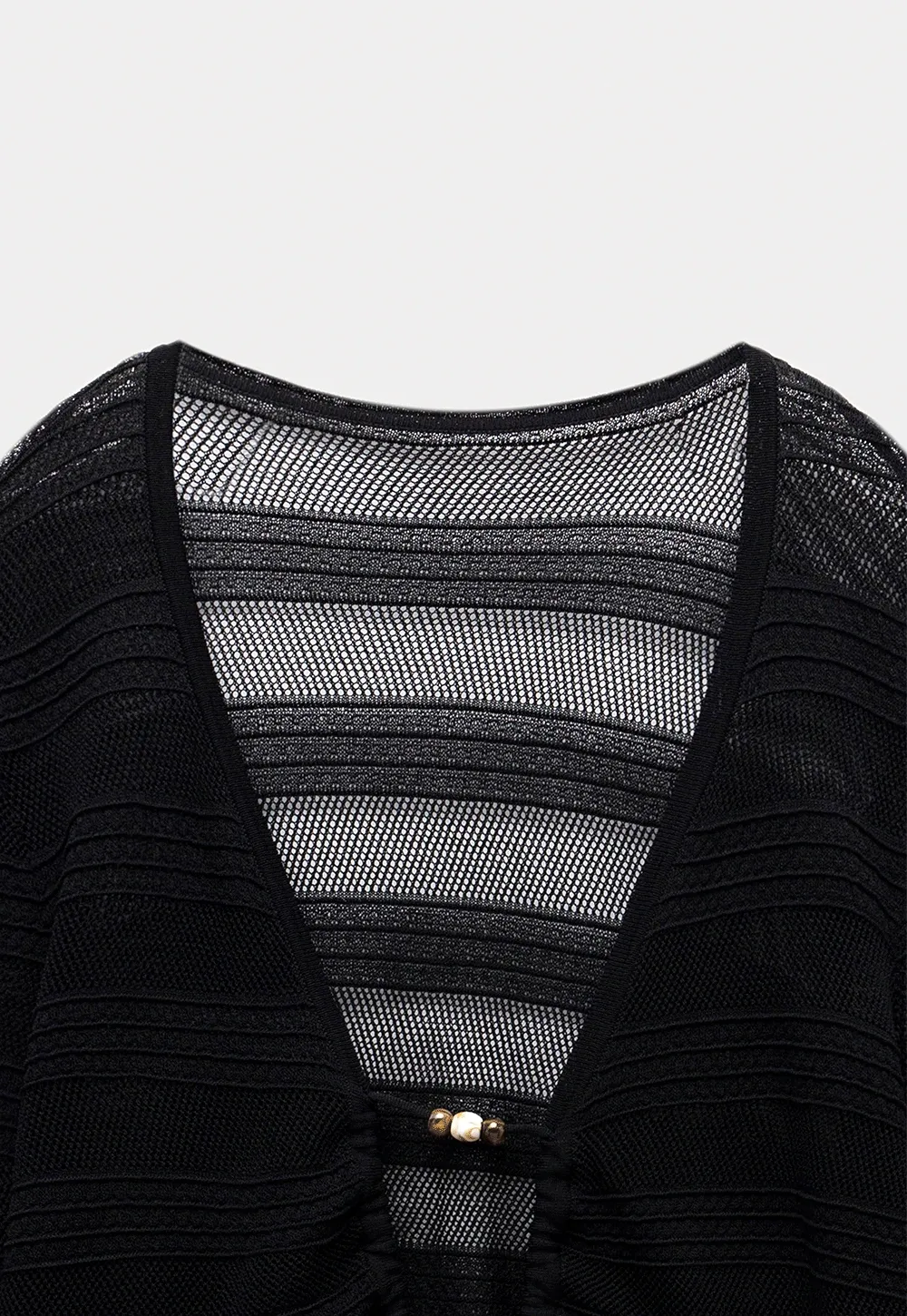 Women's Hollow Out Knit Long Sleeve Cardigan