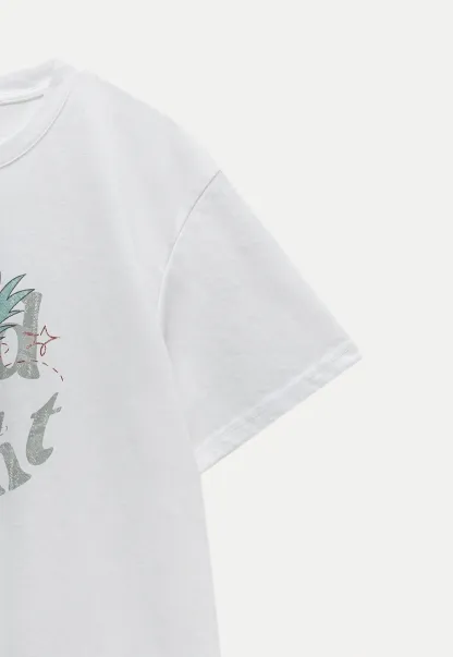 Women's Pineapple Letter Graphic T-Shirt