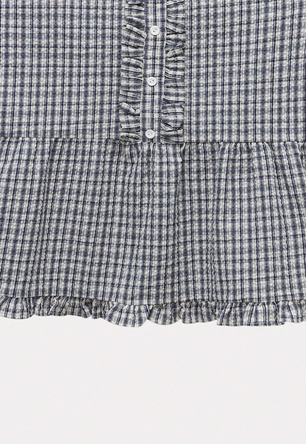 Vintage Gingham Sleeveless Blouse
