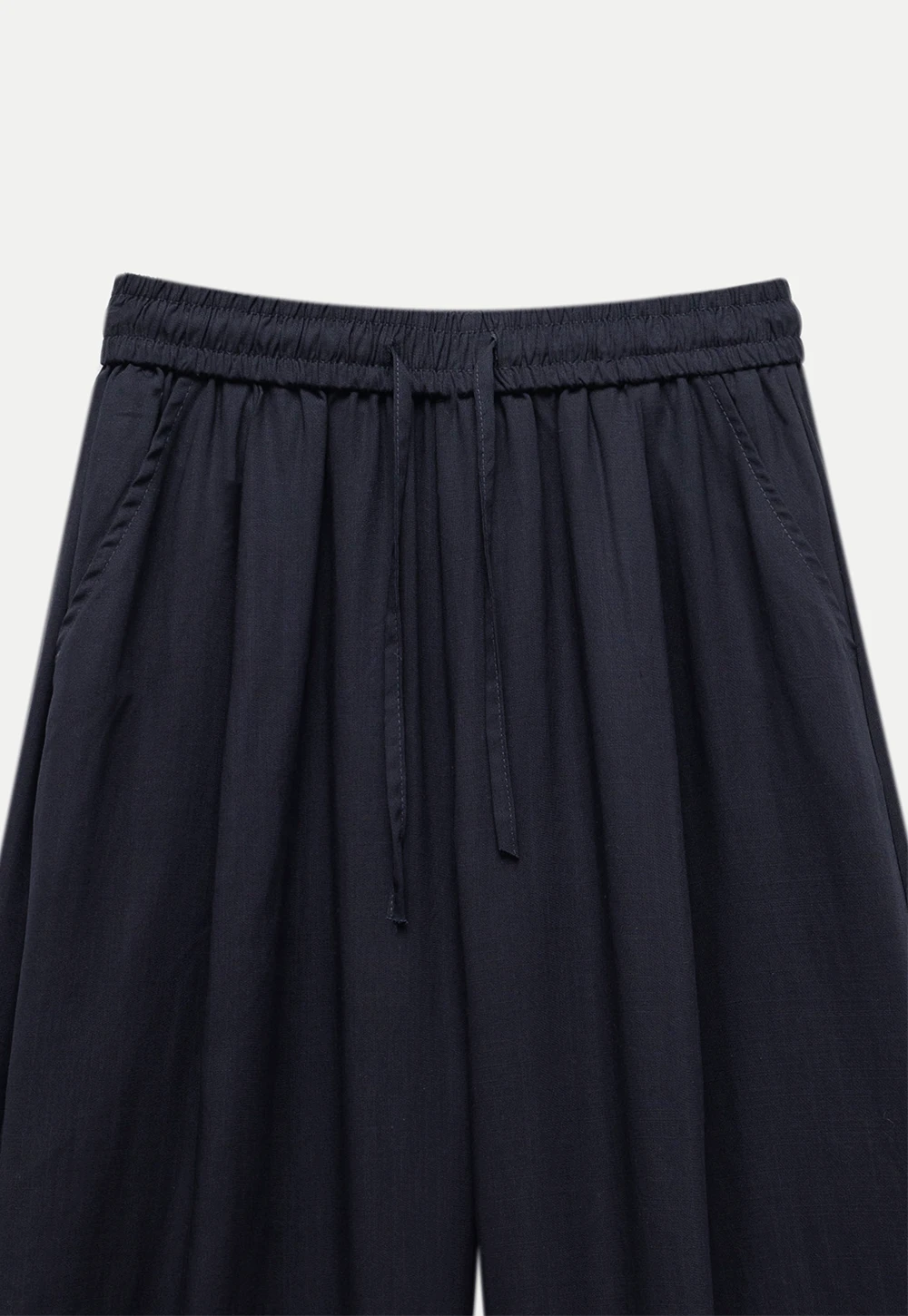 Wide Leg Drawstring Pants