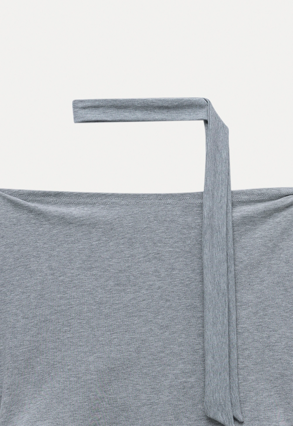 Off Shoulder Ruched T-Shirt