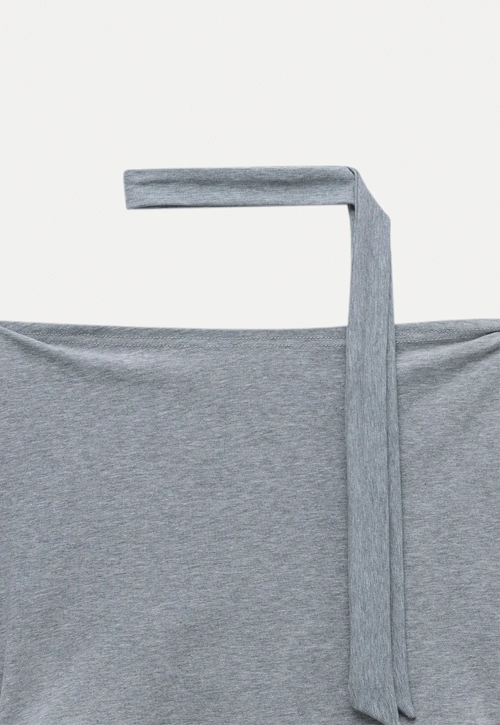 Off Shoulder Ruched T-Shirt