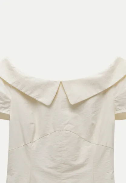 Women’s Sailor-Collar A-Line Mini Dress