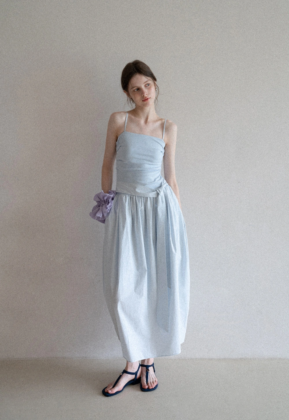 Women’s Draped One Shoulder Maxi Dress