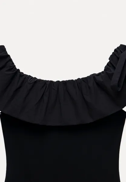 Women’s Cute Off Shoulder Ruffle Dress