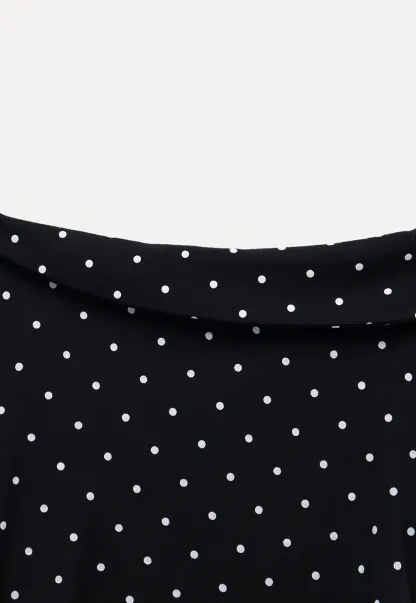 Women’s One Shoulder Polka Dot Mini Dress
