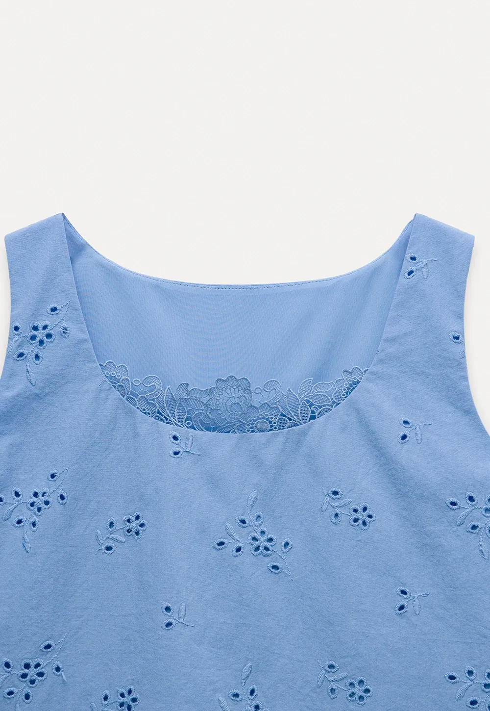 Women’s Eyelet Embroidered Tank Top
