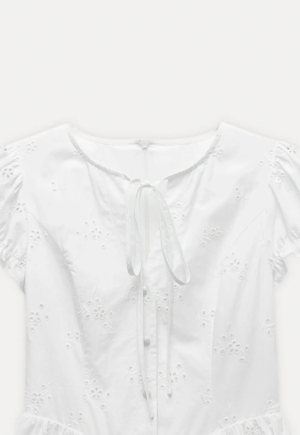 Women’s Sleeveless Eyelet Mini Dress