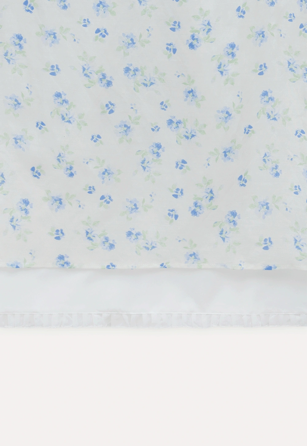 High Waist A-Line Floral Midi Skirt