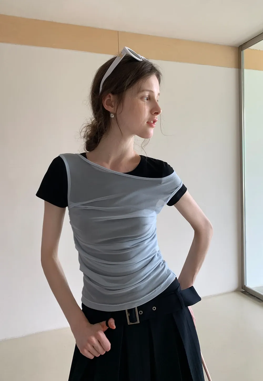 Stretch Ruched Tank Top