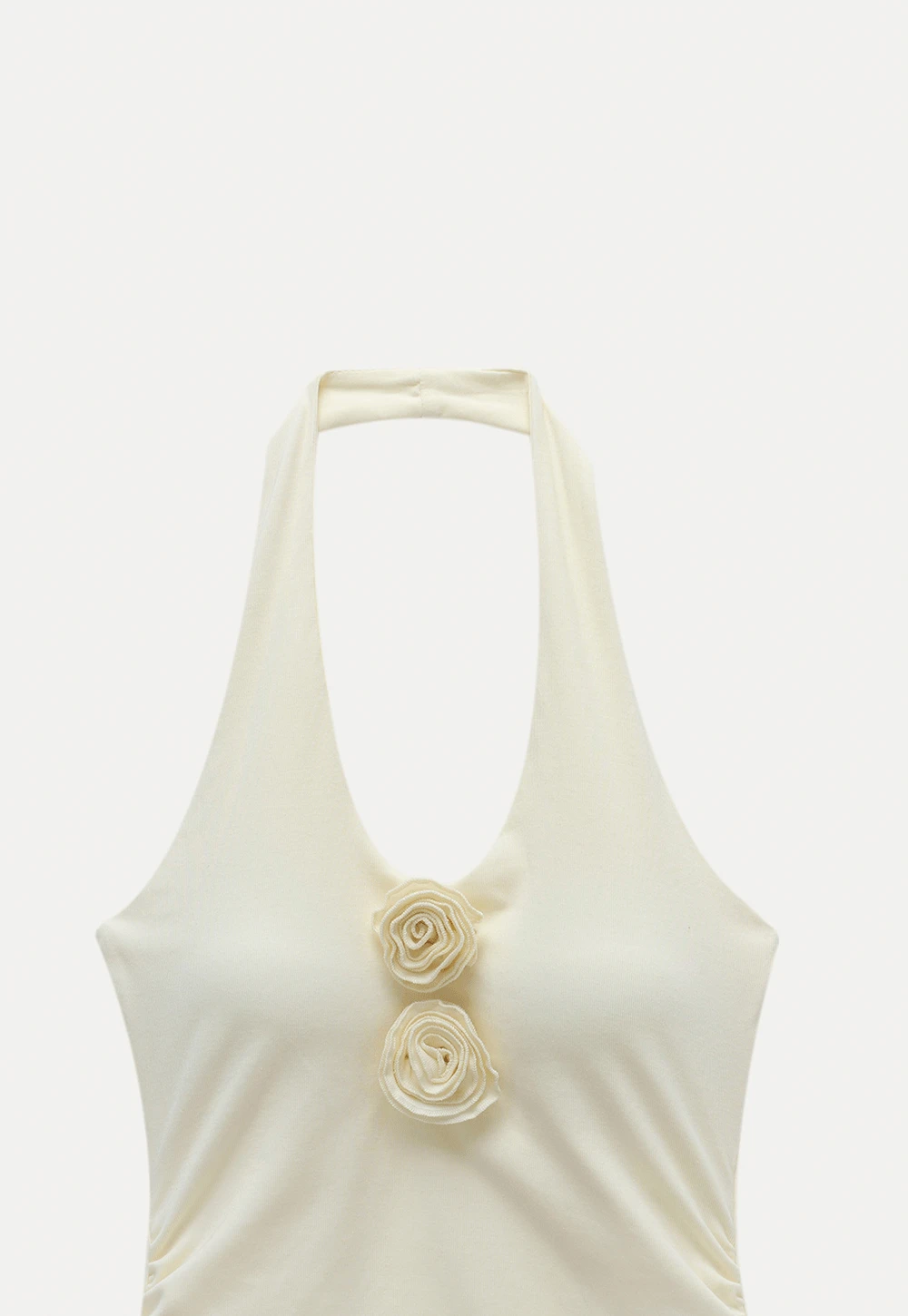 Women’s Rosette Halter Knit Tank