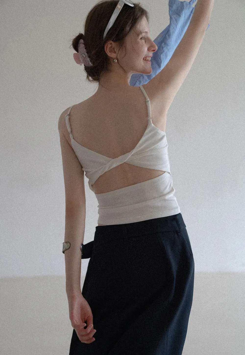 Women’s Twist Knot Cutout Cami