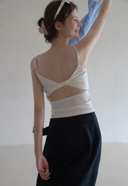 Women’s Twist Knot Cutout Cami