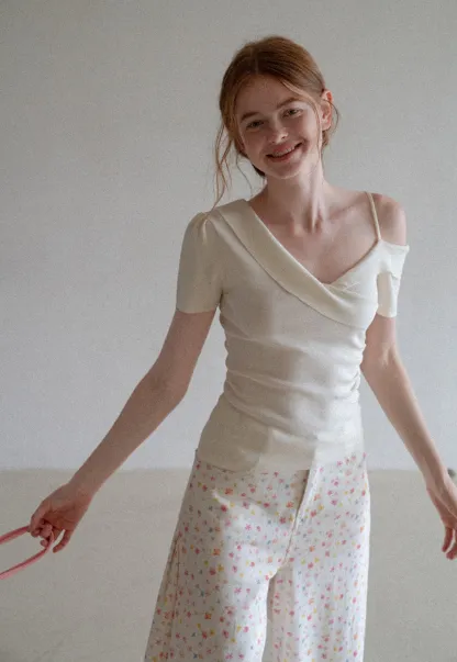 Women's Asymmetrical One Shoulder Top