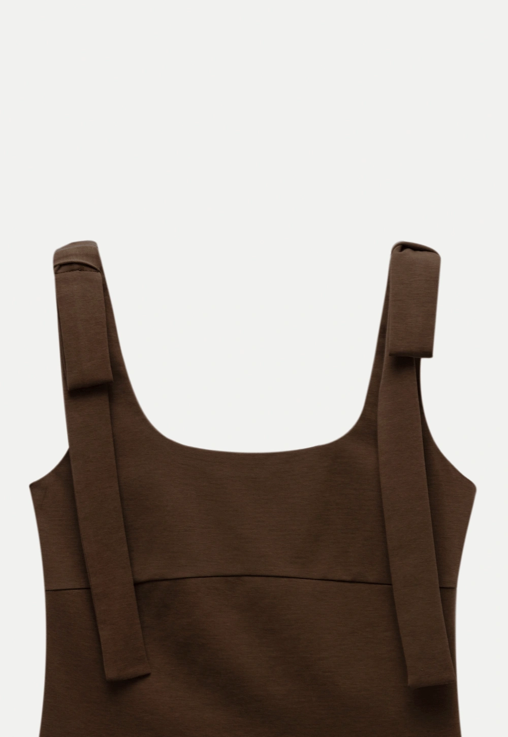 Women’s Square Neck Tie-Strap Knit Tank