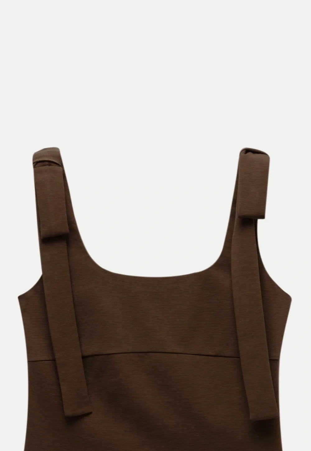 Women’s Square Neck Tie-Strap Knit Tank