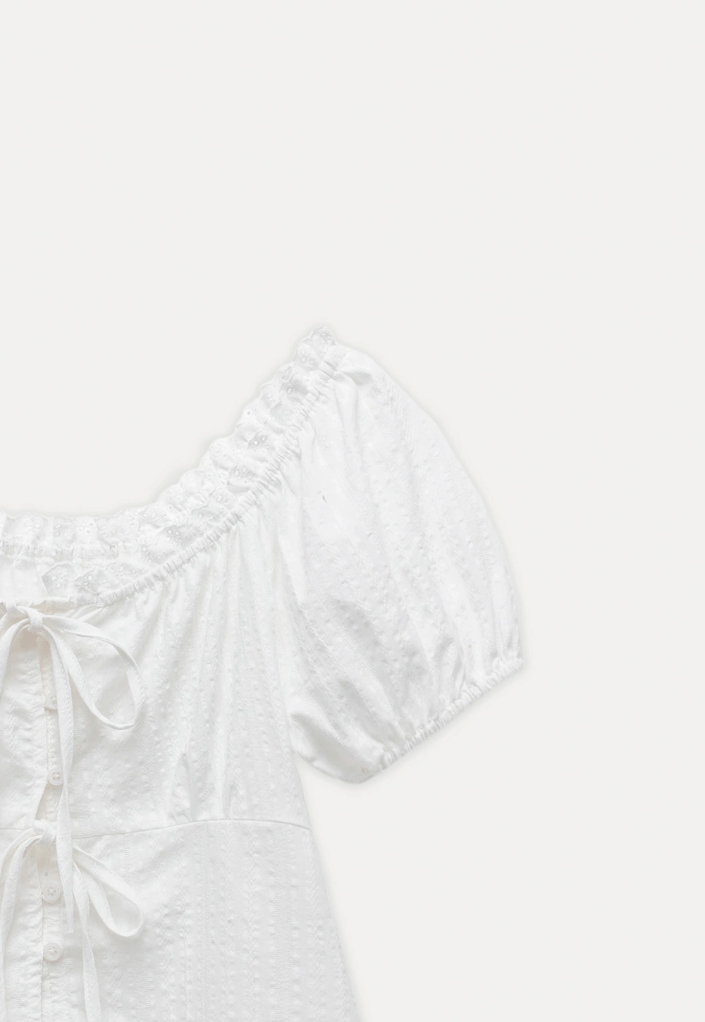 Women’s Lace Trim Tie-Front Peplum Blouse