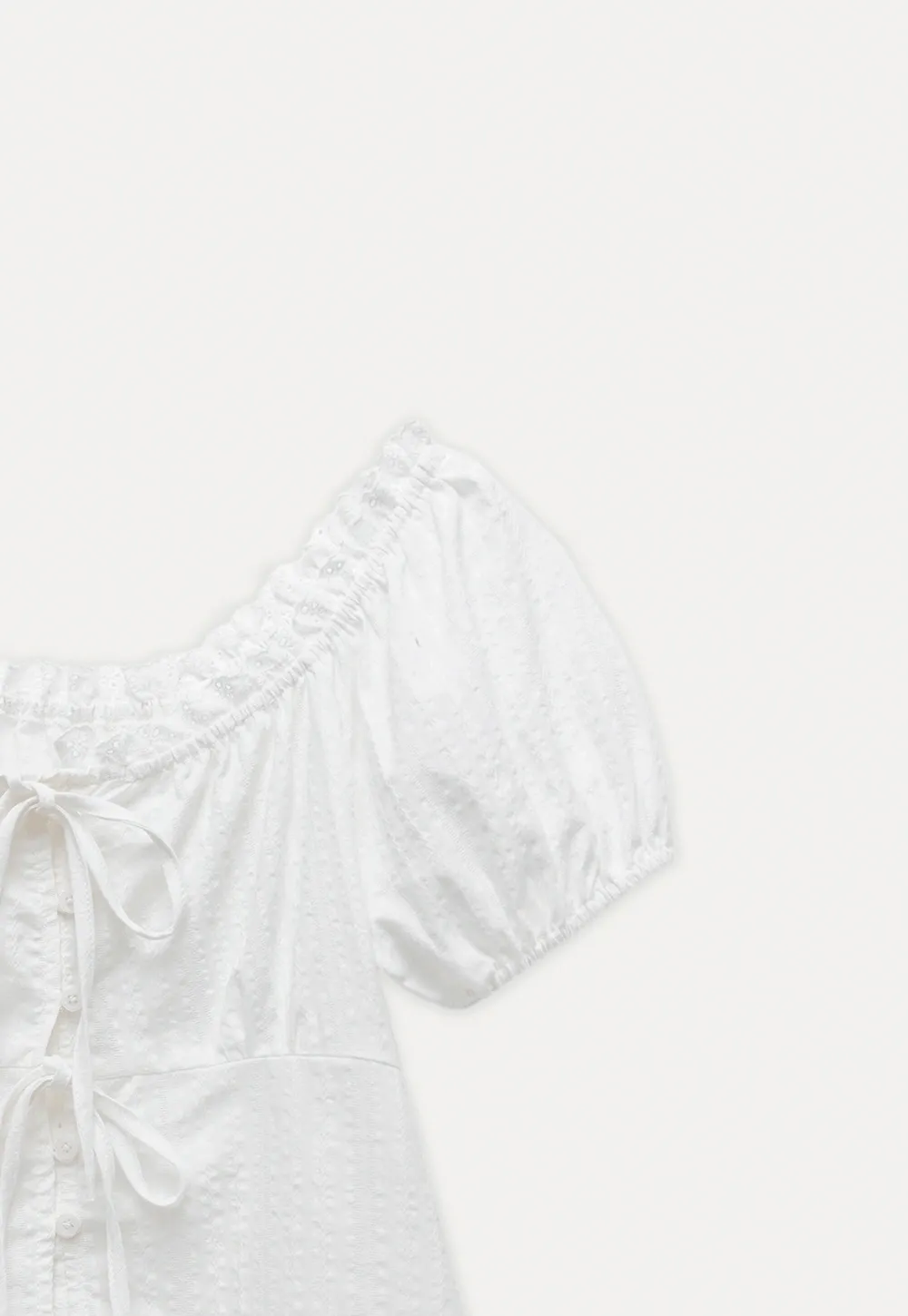 Women’s Lace Trim Tie-Front Peplum Blouse